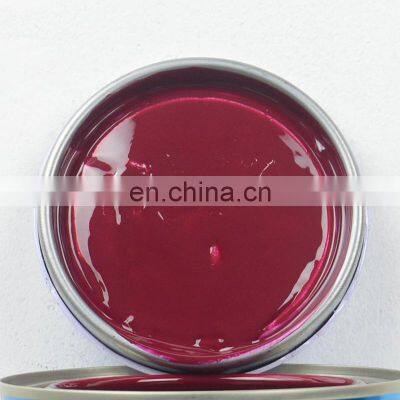 Weather auto refinish automotive paints mixing system rose red color spray liquid coating paint