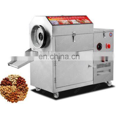 Gas electric two kinds of heating methods chestnut roasting machine commercial nut peanut roaster for sale