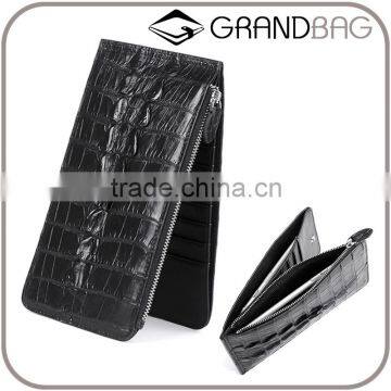 Fashion genuine crocodile skin leather card holder for men wallet