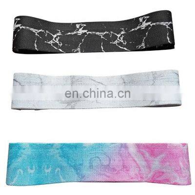 Thick Custom Printed Marble Resistance Band Elastic Band Set photo-4