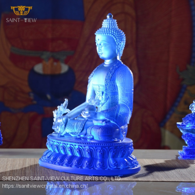Factory Original Crystal Healthy Pharmacist Medicine Buddha Statues photo-2