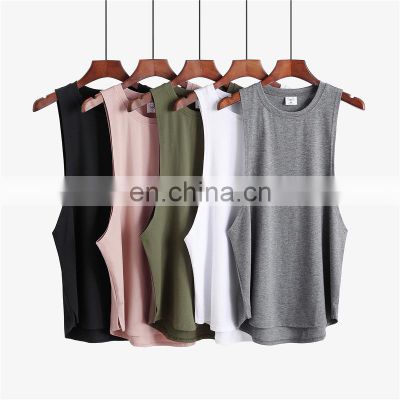 Custom Logo Tank Tops Wholesale Gym Tank Top Men Casual PRINT Summer XXL OEM Anti Vest Style Sportswear Pattern Hooded Wear Neck