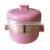 Ceramic steamer with steamer soup pot household clay pot high temperature stew pot open fire casserole