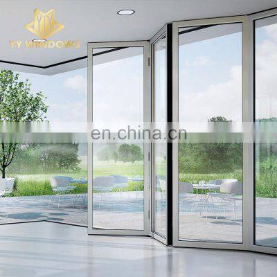 Modern Design New Villa House Sound Proof Aluminium Bi-Fold Folding Window