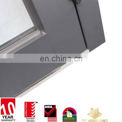 America Standard Soundproof and Waterproof Double Gazed Aluminum Casement Door With Grill Design Exterior Door Modern photo-4