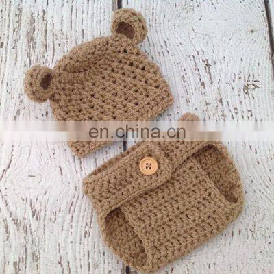Hot Sale Vintage Baby Boy Hat, Diaper Cover Set Infant For Kid In Bulk Vietnam Supplier Cheap Wholesale photo-2