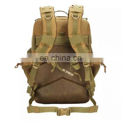 Wholesale High Capacity Outdoor Waterproof Hiking Survival Knapsack Sport Bag Black Tactical Backpack photo-4