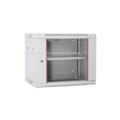 9u Network Cabinet Server Rack Wall Cabinet Switch Cabinet Weak Current Monitoring Thickened Tempered Glass Small Cabinet photo-2