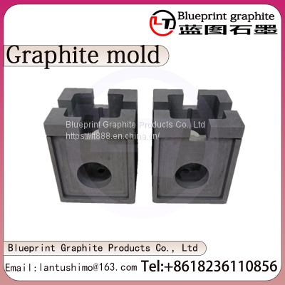 Semiconductor packaging welding graphite mold