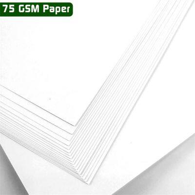 Manufacturers 70gsm 75gsm 80gsm Hard A4 Copy Bond print Paper Draft Double White Printer Office Copy Paper