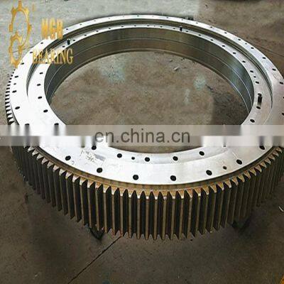 Three-row Cylindrical Roller Bearing for Large Excavator Accessory Slew Ring Bearing Crane Swing Slewing Bearings Price photo-3