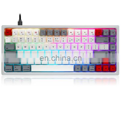 SKYLOONG 2022new model 84 key gaming mechanical keyboard mechanical keyboard  GK84 SK84 AK84