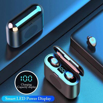 Dropshipping New 3 In 1 Power Bank Auriculares Audifonos Tws Earphone Speaker Wireless Earbud Headphone f9 con speaker