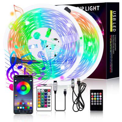 Smart Led Strip 5V Led Strip Lights Color Changing 2835SMD Smart Led Strips Lights With Remote For Home Lighting