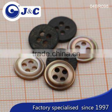 J&C Brown MOP Shell Buttons,pearl Shell Buttons for Fashion Shirt.BR097, BR098