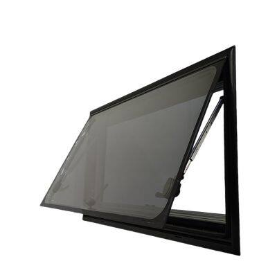 MAYGOOD MG23RW Flat Double Acrylic Right Angle Caravan RV Camper Trailer Side Window With Various Types Inner Frames For Choosing