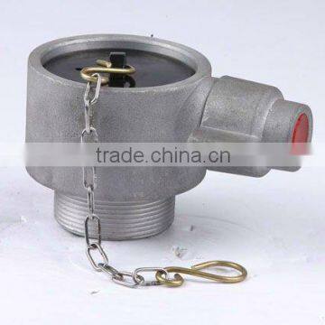 Instanteneous Aluminum adaptor with cap and chain