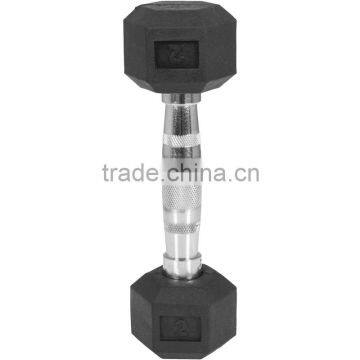 Rubber Coated Hex Dumbbell