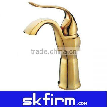 Bird Type Golden Bathroom Taps And Mixers