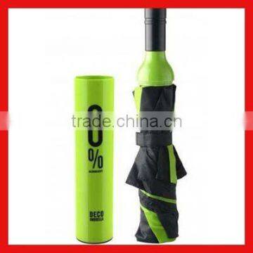 21"*8ribs manual open Wine Bottle Umbrella