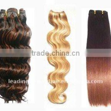 synthetic cheap human hair weaving