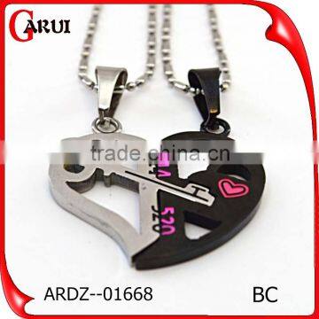 316L Stainless Steel Jewelry Couple Pendant Charms For Friends