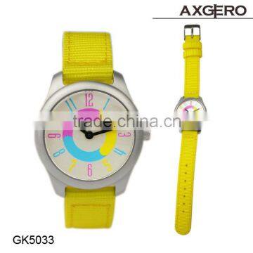 2015 New design lovely design cute nylon watch kid watches student watches wholesale China supplier!!