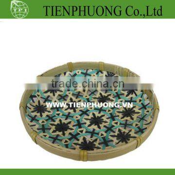 Bamboo plate for home decoration