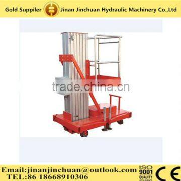 Single Mast Hydraulic Aluminium Lift Platform