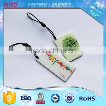 MDT77 Epoxy dog tag/ NFC tag NTAG 203 with QR code