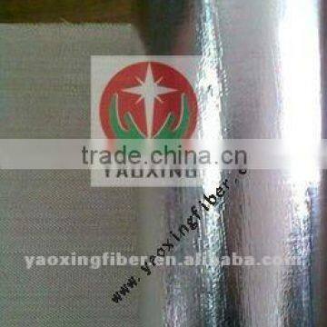 Aluminum-foil coated fiberglass Cloth for the steam heating pipelines