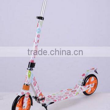 big wheel kick scooer with water print with CE