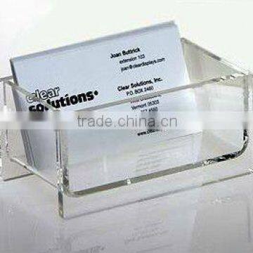 2012 transparent simple acrylic business card holder