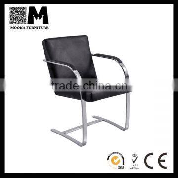 High quality no wheels cheap flat & visitor chair