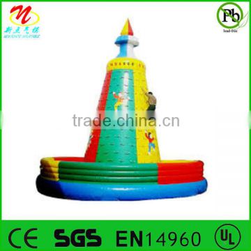 china exciting games inflatable climbing wall inflatable rock climbing wall