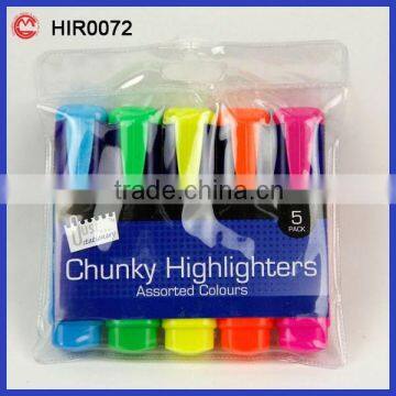 5 colors highlight good price marker nib