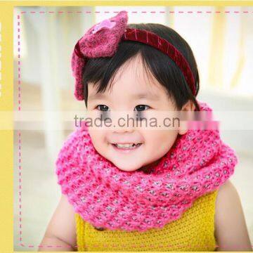 Fashion Boys Girls Autumn Winter Acrylic Knitted Circle Loop Baby Kids Neck Scarf photo-4