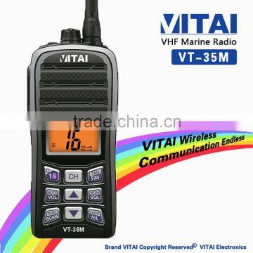 VITAI VT-35M 70 Channals IP-X7 VHF Marine Handheld Transceiver