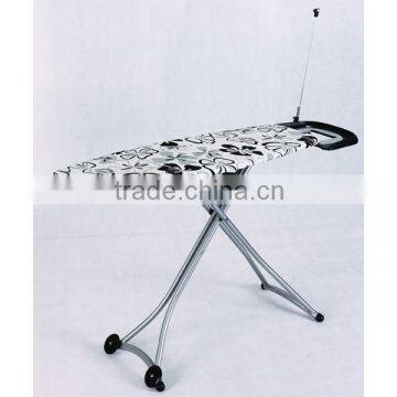 Mew Design Mesh Ironing Board with Retractable Iron Nest / Metal Ironing Table