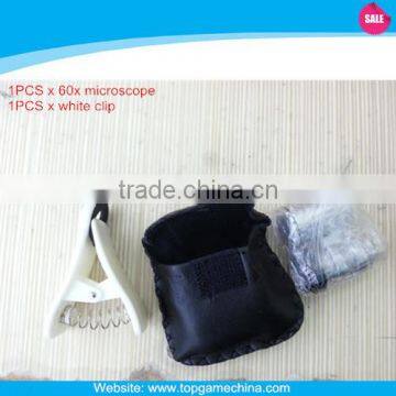 Universal 60X Zoom LED Mobile Phone Microscope Micro Lens