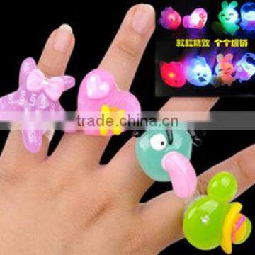 Lovely Plastic Resin led ring for party making noise