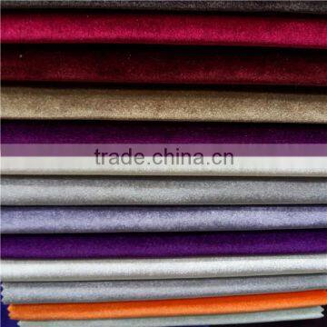 fashion new colors 100% polyester italy shiny velvet tricot fabric turkey