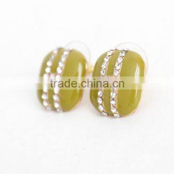 rhinestone epoxy studs fashion jewelry accessories