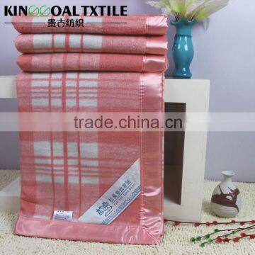 New Style 100% Silk Throw Blankets Yarn-dyed Adult's Blankets