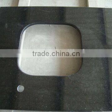 Hot sale indian black galaxy granite vanity tops