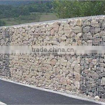 gabion wire cages rock wall