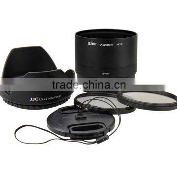 JJC Filter Lens Hood Lens Adapter Kit for FUJIFILM FinePix S6600/S6700/S6800/S6850