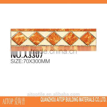 polished crystal ceramic wall border tile