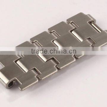 Long life stainsteel steel slat top conveyor chain for conveyor slat top conveyor chain