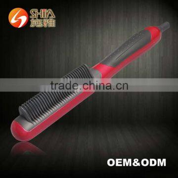 HOT Sale Dafni Magic Hair Electric Straight Comb Straightener Iron Beauty Star Brush Private Label Hairdressing Salon Machine Quality Choice